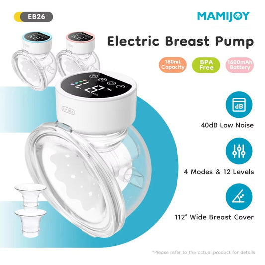 MAMIJOY WhisperPump™ EB26 – Silent Comfort, Anytime, Anywhere
