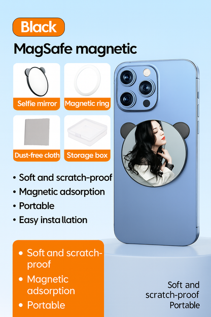 ✨ SnapPerfect™ Magnetic Selfie Mirror – Flawless HD Rear Camera Shots