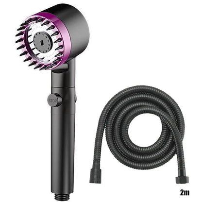 🚿 AquaGlow™ 4-Mode High-Pressure Shower Filter & Massage Head