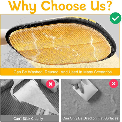 FurFree™ Pet Hair Remover Glove & Brush – For Cats, Dogs & Carpets