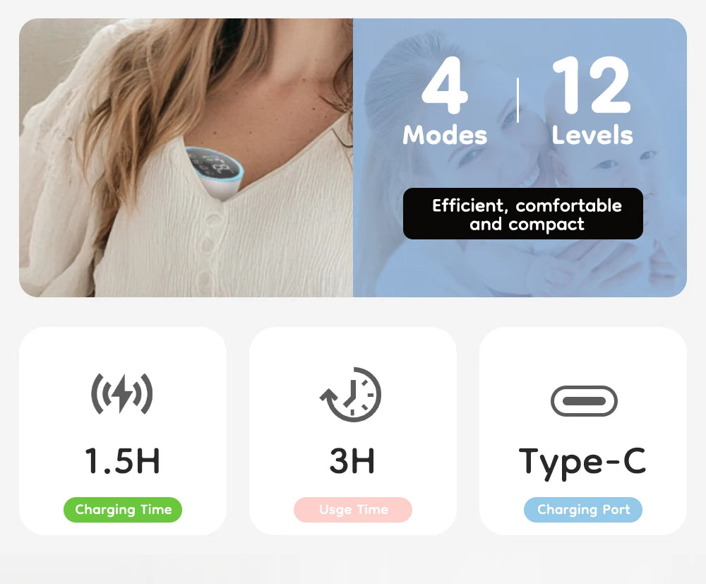 MAMIJOY WhisperPump™ EB26 – Silent Comfort, Anytime, Anywhere