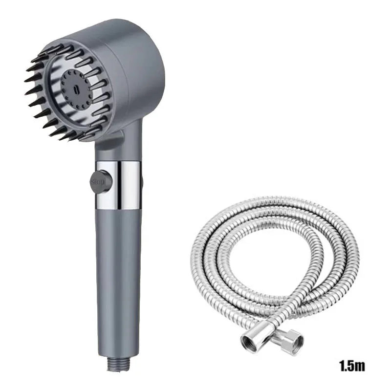 🚿 AquaGlow™ 4-Mode High-Pressure Shower Filter & Massage Head