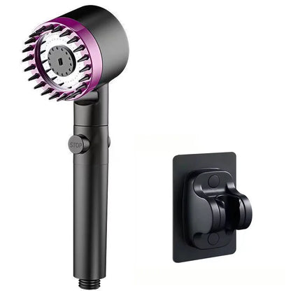 🚿 AquaGlow™ 4-Mode High-Pressure Shower Filter & Massage Head