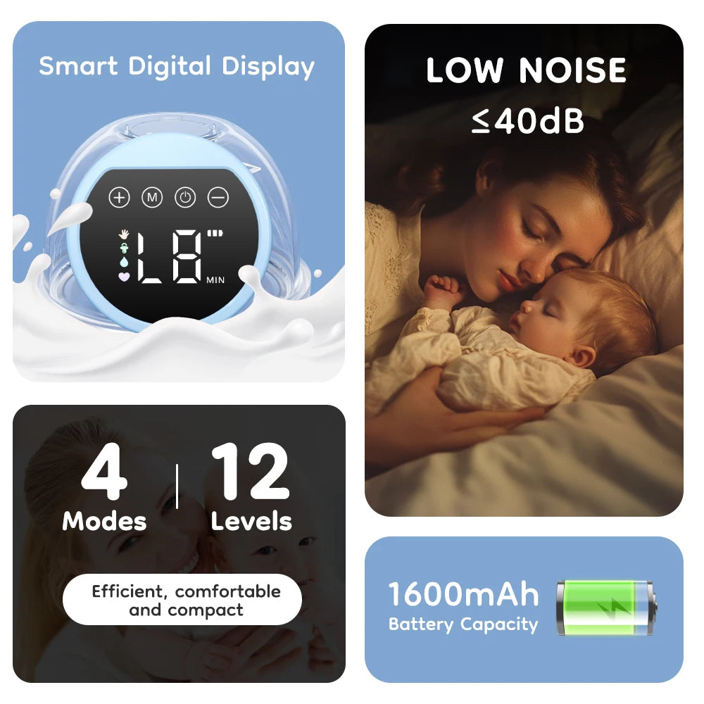 MAMIJOY WhisperPump™ EB26 – Silent Comfort, Anytime, Anywhere